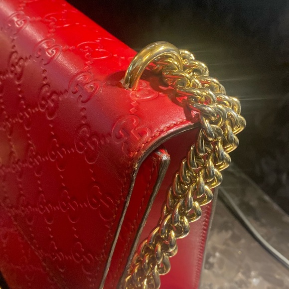 GUCCI GG Padlock Red bag - Picture 2 of 6